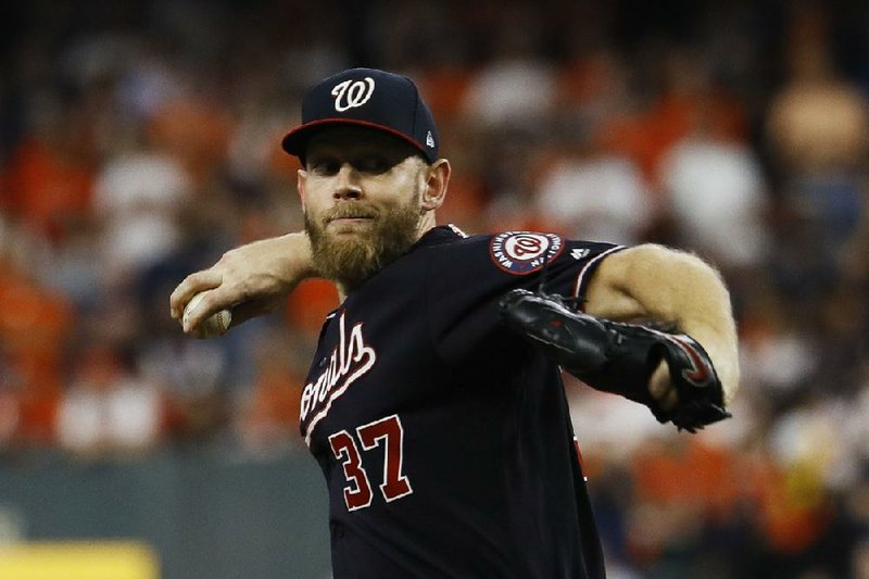 Washington pitcher Stephen Strasburg was named World Series MVP on Wednesday after winning Games 2 and 6 to help the Nationals earn their first World Series championship. 
