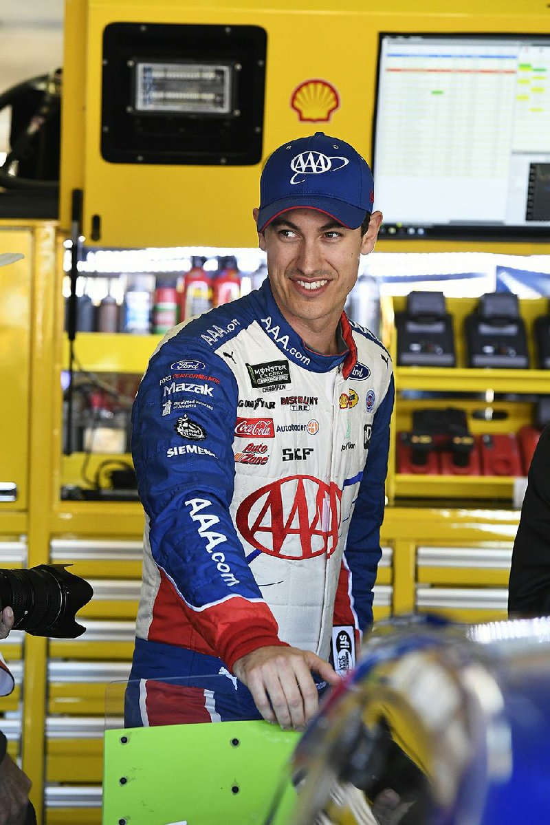 Joey Logano is trying to secure a shot at winning the NASCAR Monster Energy Cup Series title, but he continues to aggravate fellow competitors. Logano and Denny Hamlin got into a confrontation on pit road last week in Martinsville, Va. 