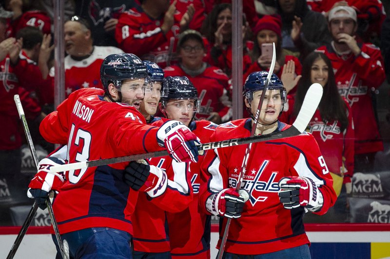 Vrana Records Hat Trick, Capitals Beat Flames 4-2 | Hot Springs ...