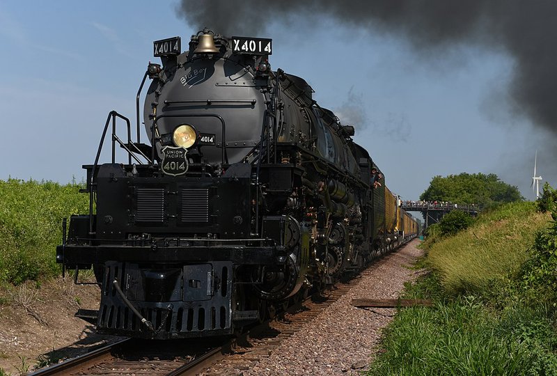 The Union Pacific steam locomotive 4014, nicknamed the "Big Boy."