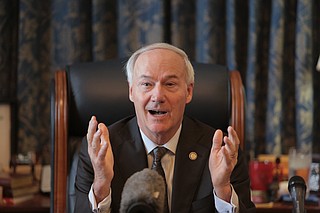 Gov. Asa Hutchinson is shown in this file photo.