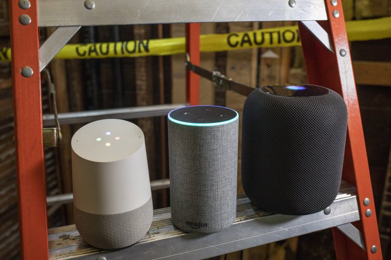 Researchers have found that smart home assistants and devices like Apple HomePod, Google Home, and Amazon Echo are surprisingly vulnerable to laser pointers. Photo for The Washington Post by John Brecher