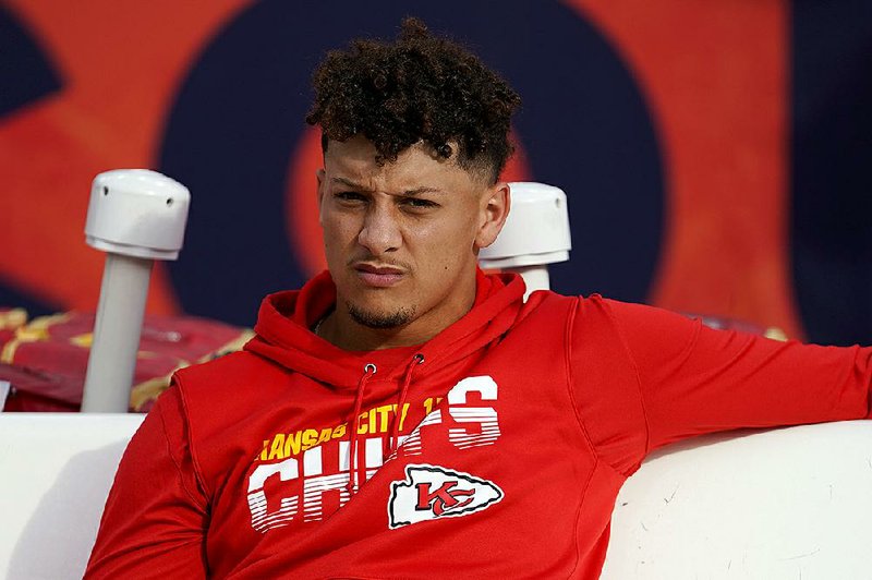 Kansas City quarterback Patrick Mahomes’ status for Sunday’s game against Tennessee is unknown. If Mahomes can’t play, the Chiefs will go again with Matt Moore as the starter. 