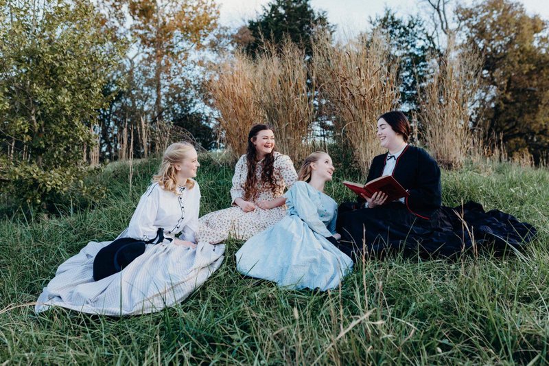 Photo courtesy Katie Driscoll "I could never love anyone as much as I love my sisters," says Jo March, portrayed by Alison Kaseberg in the Pilot Arts production of "Little Women."