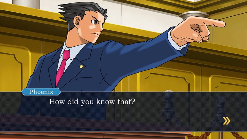 The courtroom drama heats up in "Phoenix Wright: Ace Attorney Trilogy." (Capcom)