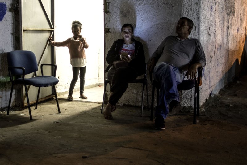 Israelis take shelter at the costal city of Ashkelon, Israel on Wednesday. Israeli aircraft have struck Islamic Jihad targets throughout the Gaza Strip while the militant group rained scores of rockets into Israel for a second straight day as the heaviest round of fighting in months showed no signs of ending. - Photo by Tsafrir Abayov of The Associated Press story.lead_photo.caption