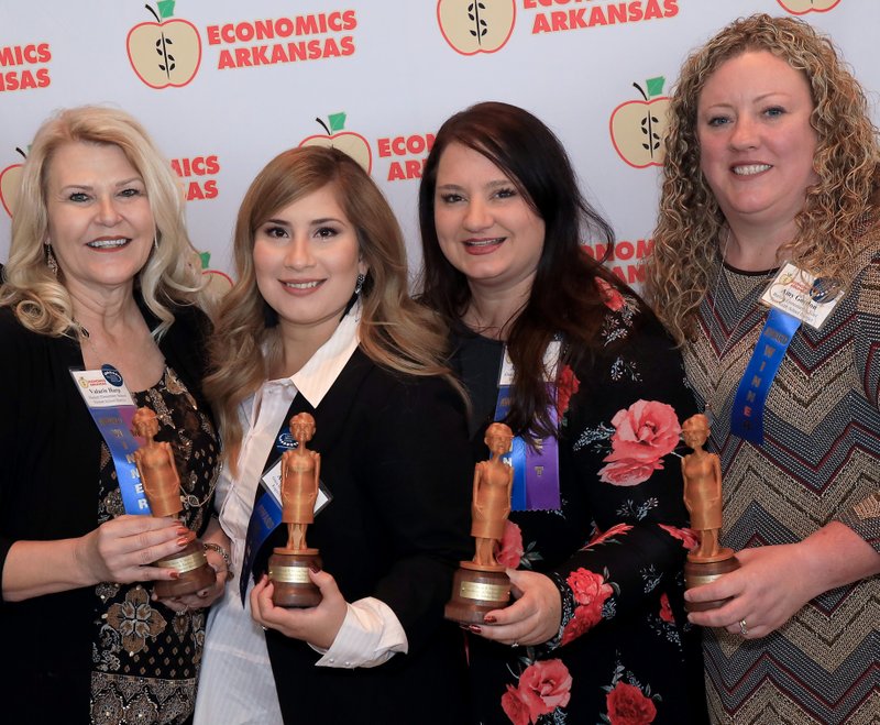 (left to right) Valarie Harp, Anna Badders, Amy Mileham, Amy Nicole Gordon