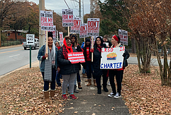 LATEST ON TEACHER STRIKE: Hundreds protest at state Capitol; half of ...