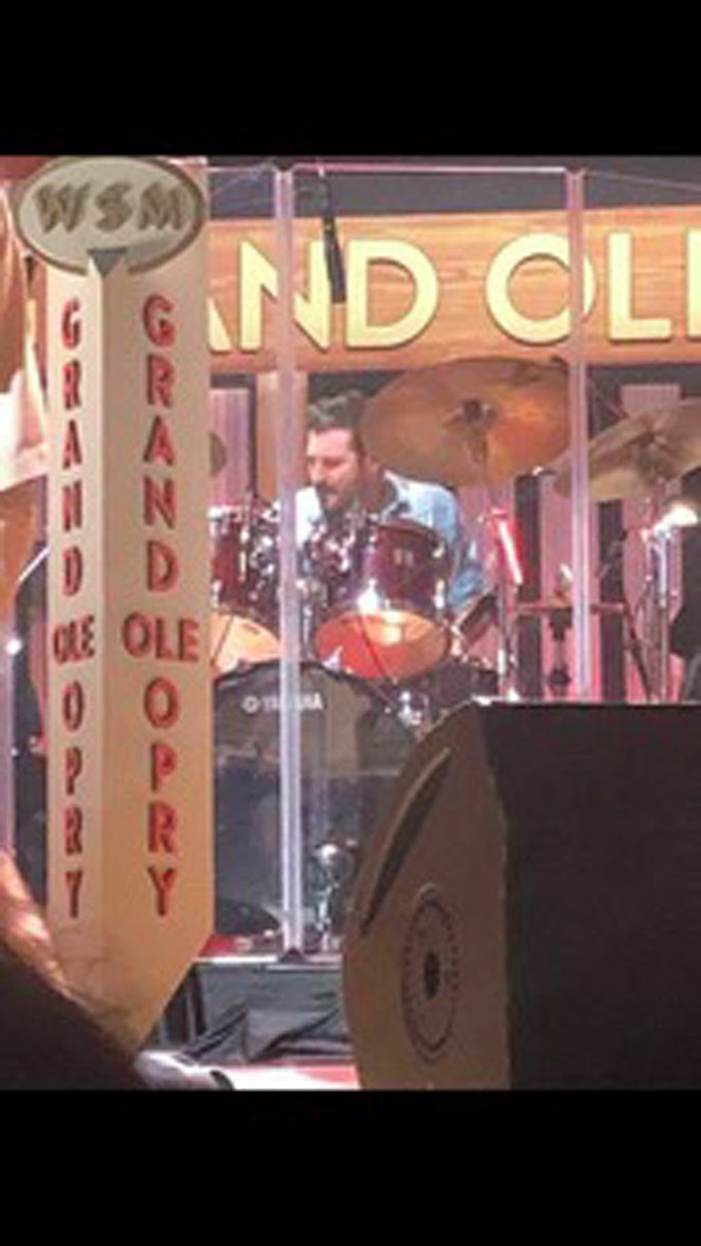Duran Crone, a former drummer for the Music Mountain Jamboree Show, recently made his inaugural appearance at the Grand Ole Opry at the Ryman Auditorium. - Submitted photo
