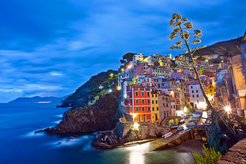 he picture-perfect setting of the Cinque Terre villages (in this case, Riomaggiore) draws millions of tourists annually. Photo by Dominic Arizona Bonuccelli via Rick Steves' Europe)