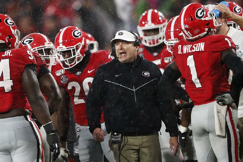 Georgia Coach Kirby Smart has his team in the same position it’s been in the past two years after 10 games: Win its last two regular-season games to reach the SEC title game and vie for a spot in the four-team playoff.