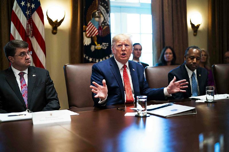 President Donald Trump criticized House Speaker Nancy Pelosi during a Cabinet meeting Tuesday. “The woman is grossly incompetent,” Trump said. “All she wants to do is focus on impeachment, which is just a little pipe dream she’s got, and she can keep playing that game.” 