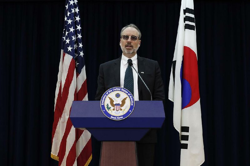James DeHart, a State Department negotiator, said Tuesday that the U.S. cut short a meeting with South Korean officials as the sides struggle to reach an agreement on increasing South Korea’s payments for an American military presence. The dispute comes as both countries try to get North Korea to resume talks on denuclearization. 