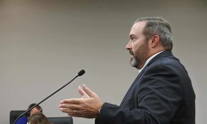 Fort Smith Deputy City Administrator Jeff Dingman speaks during the Fort Smith Board of Directors regular meeting Tuesday Nov. 19, 2019.