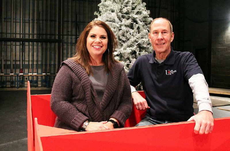 Helena Little Theatre President Dana Worstell and Artistic Director Kirk Whiteside have been preparing for the group’s Dec. 8 Christmas Extravaganza production. The Little Theatre is celebrating its 85th year. 