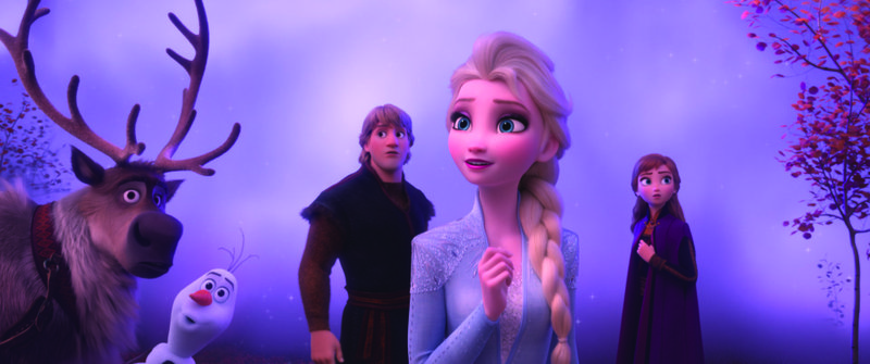 Queen Elsa of Arendelle (Idina Menzel) embarks on a journey of self-discovery in Frozen II, the sequel to the 2013 computer-animated musical fantasy.