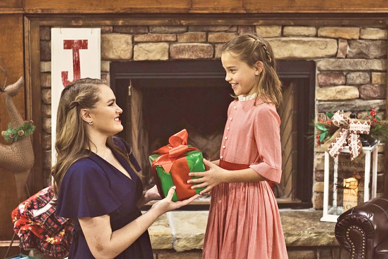 The Royal Players will present Meredith Willson’s Miracle on 34th Street, The Musical on Dec. 5-15 at the Royal Theatre, 111 S. Market St. in Benton. Skyla Conger, left, plays the part of Doris Walker, and Amelia Lisowe plays Doris’ daughter, Susan