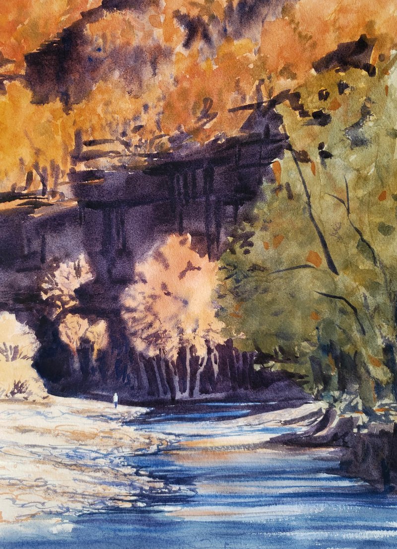 buffalo river work on Hung With Care Artists Celebrate Season Art With New Show