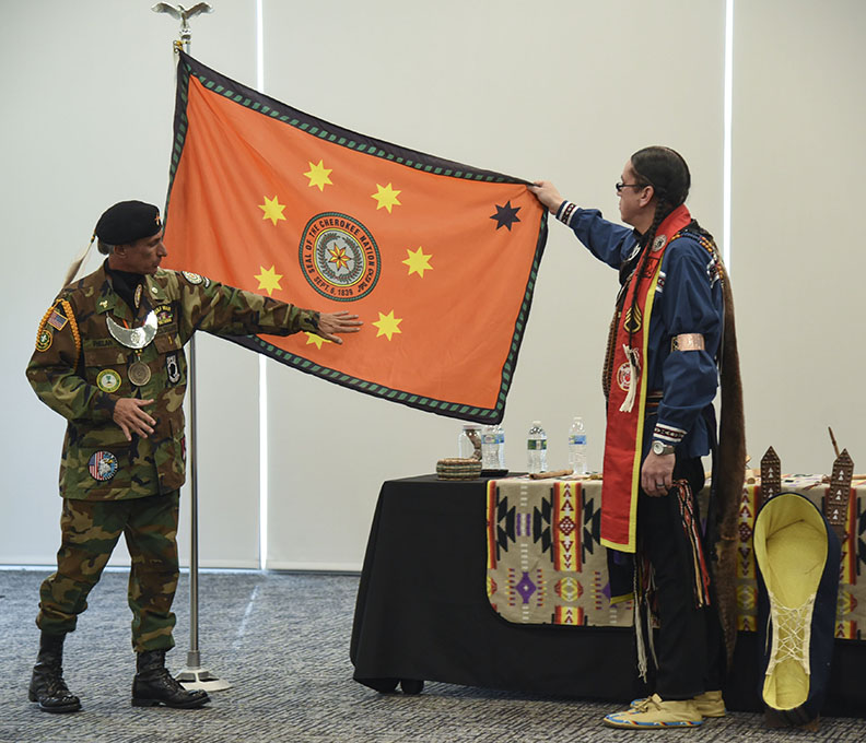 the cherokee flag