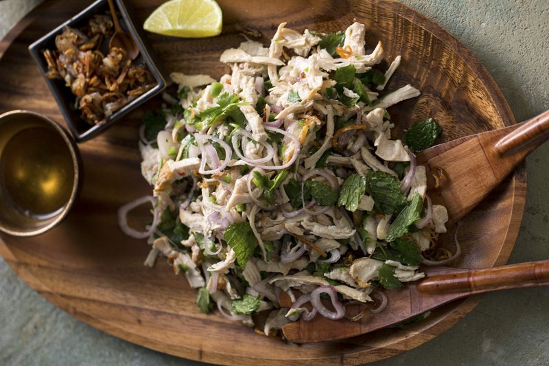 Turkey Salad With Fried Shallots and Herbs
Photo by Andrew Scrivani (The New York Times)
