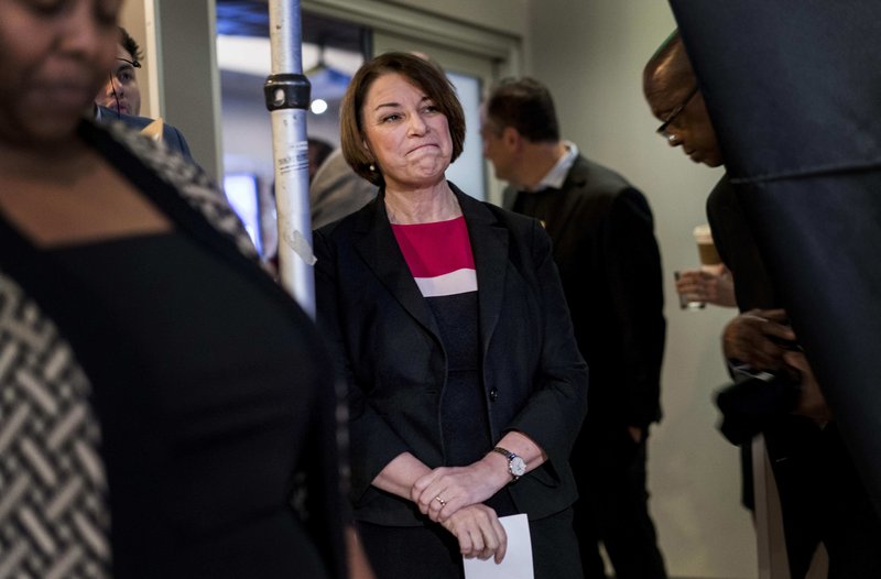 Sen. Amy Klobuchar, D-Minn., in San Francisco on June 1, 2019. Washington Post photo by Melina Mara