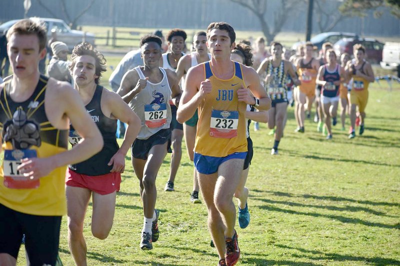 Photo courtesy of JBU Sports Information John Brown junior Ben Martin finished 75th overall at the NAIA National Cross Country Meet held at Fort Vancouver (Wash.) on Nov. 22.