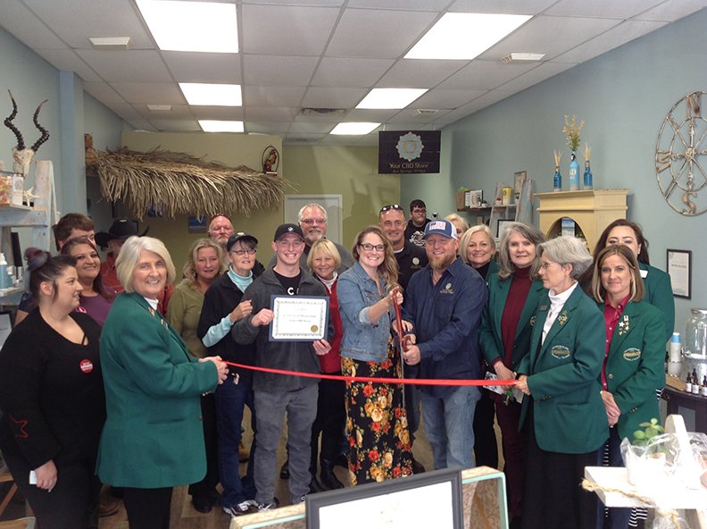 The Hot Springs Village Area Chamber of Commerce held a ribbon-cutting on Nov. 8 for Your CBD Store at 4656 Highway 7 north. "At Your CBD Store, we believe in bringing the highest quality CBD products to market," a news release said. - Submitted photo