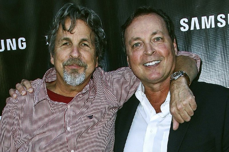 In this Aug. 10, 2015 file photo, Peter Farrelly, left, and Bobby Farrelly attend The Project Greenlight Season 4 premiere of "The Leisure Class" at The Theatre At The Ace Hotel in Los Angeles. 