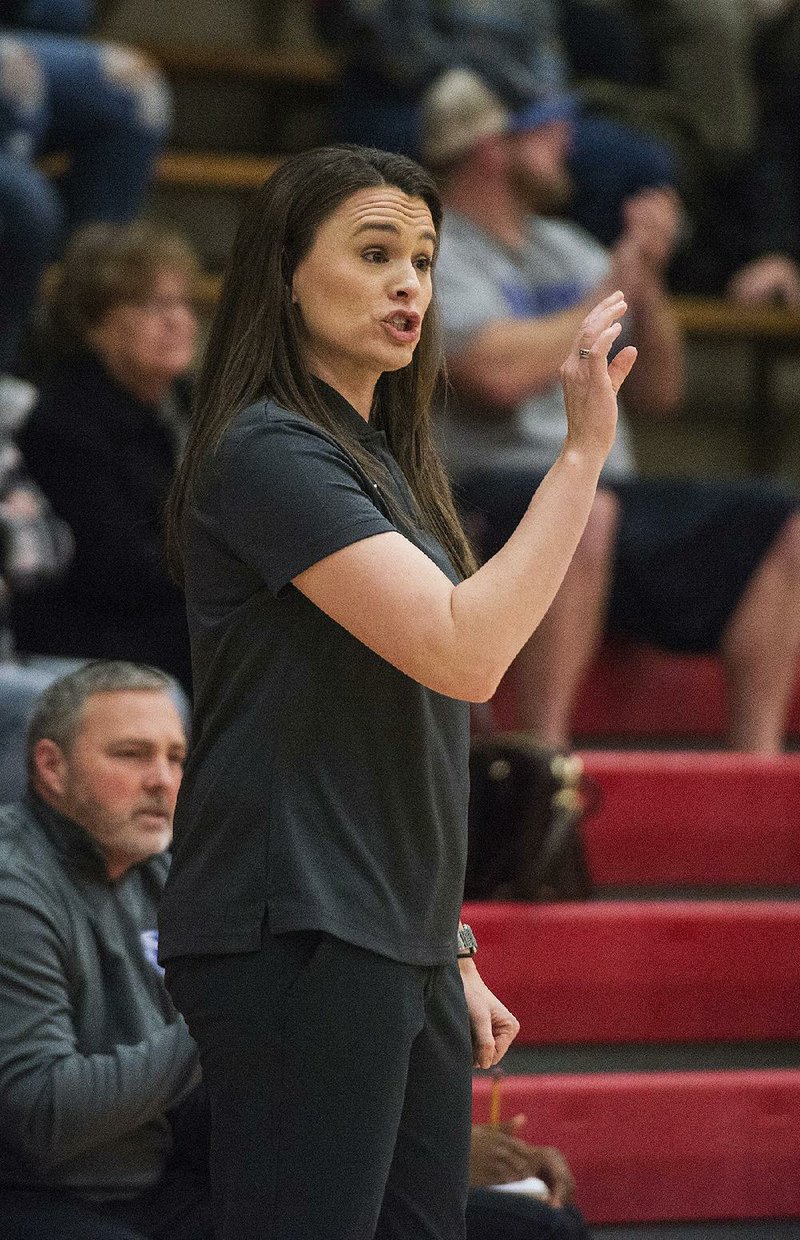 Conway girls Coach Ashley Hutchcraft has the Lady Wampus Cats off to a 5-0 start. 