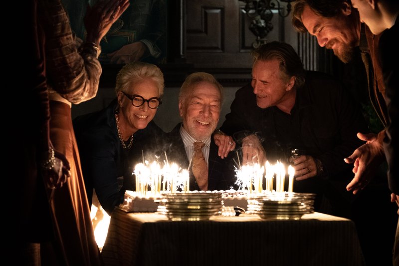 Jamie Lee Curtis (left), Christopher Plummer, Don Johnson, Michael Shannon and Jaeden Martell star in Lionsgate and MRC’s Knives Out. It opened Nov. 27, well ahead of expectations, had a five-day debut of $41.7 million and came in second at last weekend’s box office.