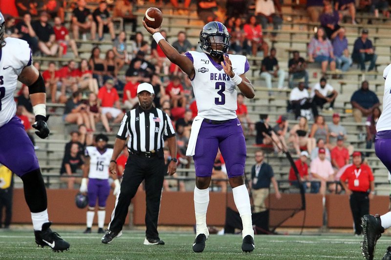 Sophomore quarterback Breylin Smith leads Central Arkansas against Illinois State today at Conway in the second round of the NCAA Football Championship Subdivision playoffs.
