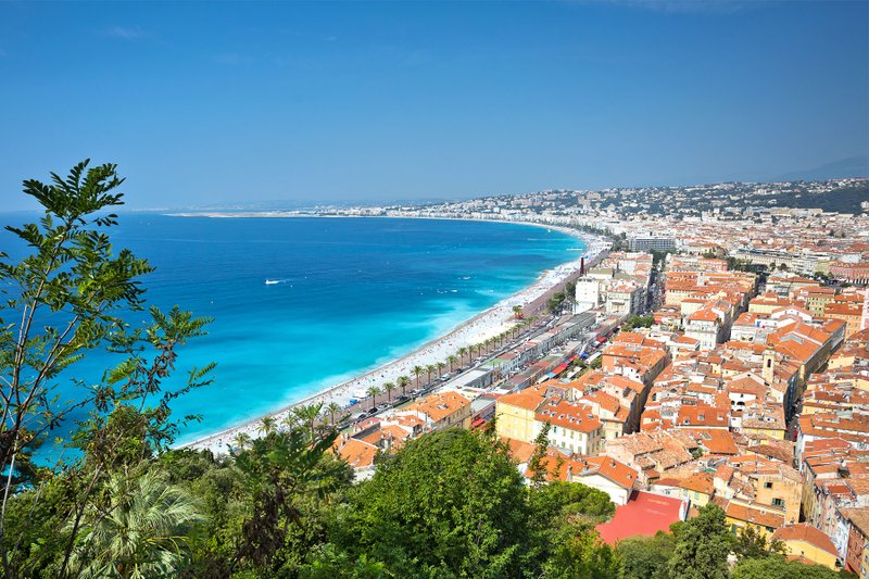 The essential elements of the French Riviera azure water, blue sky, and endless sunshine appeal to vacationers and artists alike in places like Nice. (Photo by Dominic Arizona Bonuccelli via Rick Steves' Europe)