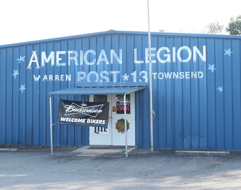 The Warren Townsend American Legion Post 13 is shown on Aug. 6. - Photo by Richard Rasmussen of The Sentinel-Record