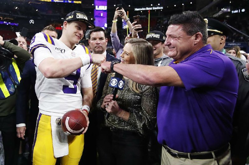 LSU's Burrow, Jefferson lead AP All-Bowl team