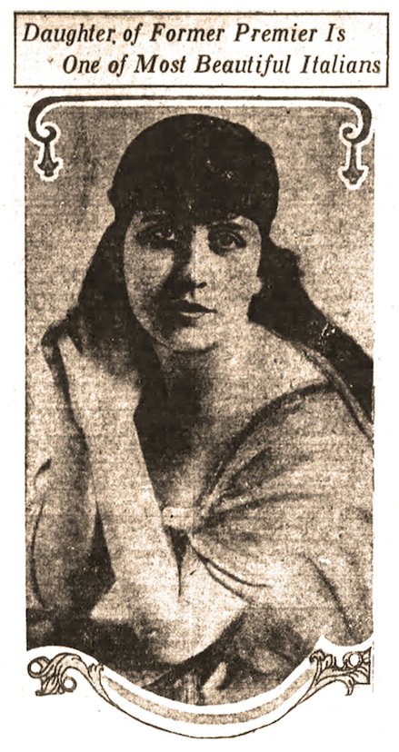 The beauteous and sacrificing Miss Carlotta Orlando, from the Dec. 8, 1919, Arkansas Gazette. (Arkansas Democrat-Gazette)