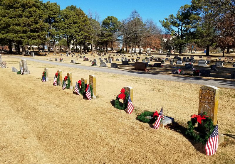 Photo Submitted Christmas Honors is a chance for the community to honor local veterans by placing wreaths on their headstones.