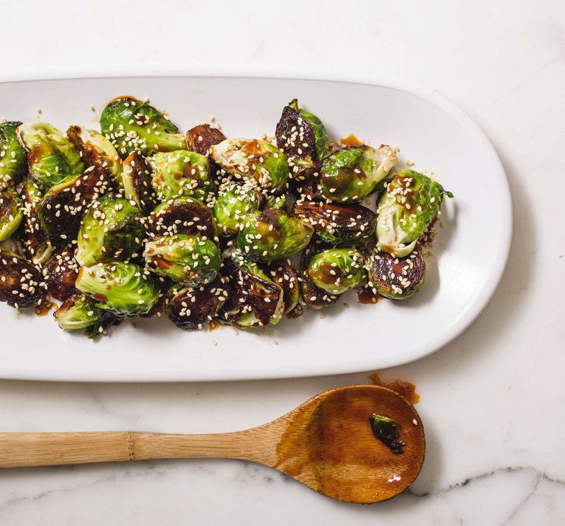 Pan-Roasted Brussels Sprouts With Gochujang and Sesame Seeds
Photo by America's Test Kitchen