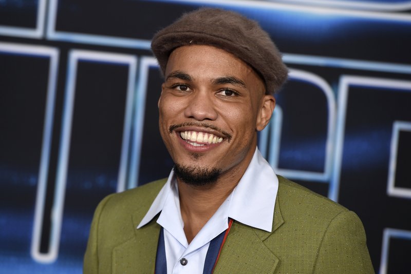 FILE - In this Dec. 4, 2019 file photo, Anderson .Paak arrives at the world premiere of &quot;Spies in Disguise&quot; at the El Capitan Theatre in Los Angeles. The Oxnard-born rapper and singer has announced his support of a performing arts center west of Los Angeles amid plans for the facility to close at the end of the year. Grammy-winning artist Anderson .Paak visited the Oxnard Performing Arts and Convention Center urging fans to donate to keep the city-owned facility around, the Ventura County Star reported Wednesday, Dec. 11, 2019. (Photo by Jordan Strauss/Invision/AP, File)