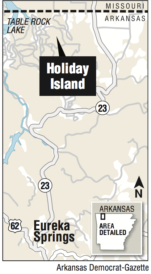 holiday island arkansas map