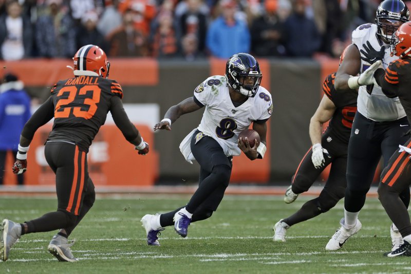 Baltimore Ravens top Cleveland Browns, clinch top seed in AFC playoffs