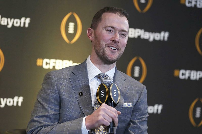 Oklahoma Coach Lincoln Riley has led a seamless transition after being promoted from offensive coordinator after Bob Stoops’ departure.
(AP/John Bazemore)