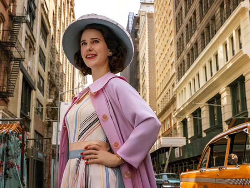 Rachel Brosnahan has the lead role of a 1950s housewife-turned comedian in the hit series The Marvelous Mrs. Maisel. Season three premiered Dec. 6 on Amazon Prime.
(Amazon Studios via AP/Philippe Antonello)