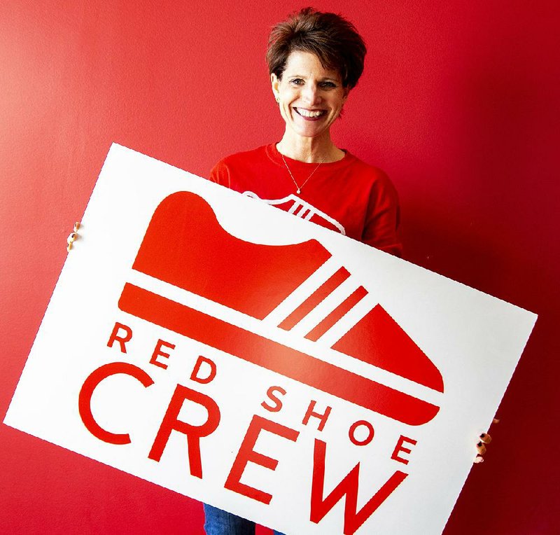 Michelle Rupp is president of the Red Shoe Crew, a younger professionals’ support group for the Ronald McDonald House near Arkansas Children’s Hospital.