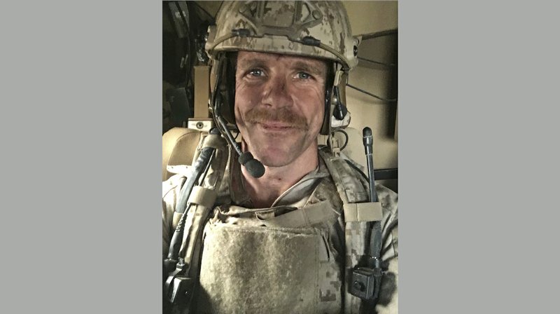 Edward Gallagher is shown in Iraq in 2017 while serving as special operations chief. “The guy is freaking evil,” one fellow Navy SEAL told investigators.
(The New York Times/Handout)