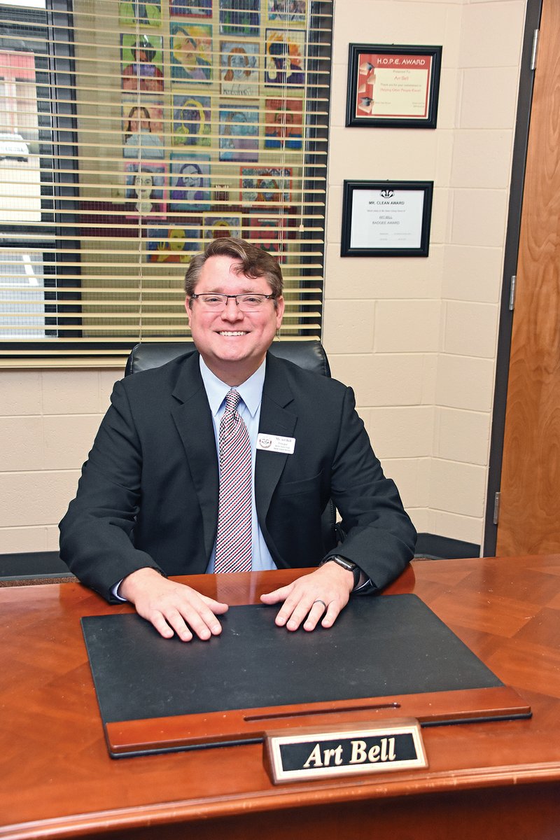 Two years ago, Art Bell traded his basketball coaching position for an administrative job as the Beebe Junior High School principal. Although he misses the excitement on the court, he said, he enjoys the fact that he is able to make a positive impact on even more students. 