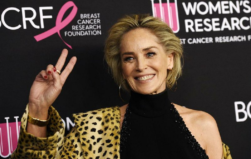 In this Feb. 28, 2019, file photo, actress Sharon Stone poses at the 2019 "An Unforgettable Evening" benefiting the Women's Cancer Research Fund, at the Beverly Wilshire Hotel in Beverly Hills, Calif. 
(Photo by Chris Pizzello/Invision/AP, File)