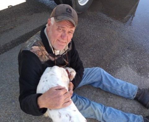 Michael Parker reunites with Soup after the dog was found at Kilby Correctional Facility in Montgomery, Ala. (Alabama Department of Corrections/Charles Brooks)