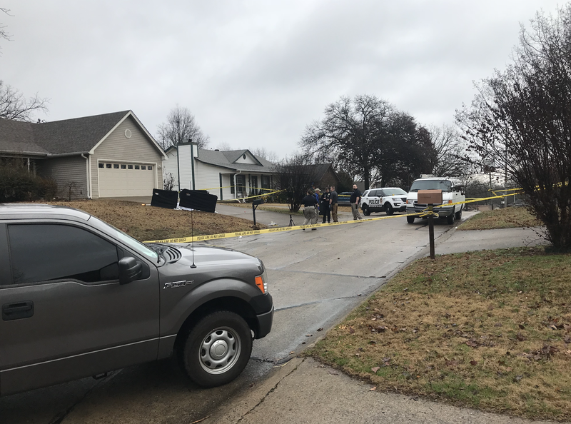 Police investigate an apparent double homicide in Sherwood on Friday morning.