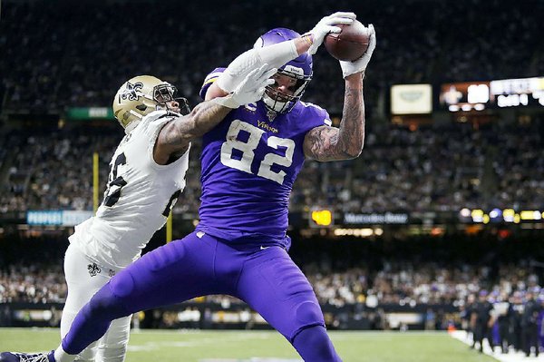 Vikings upset Saints in overtime in NFC wild-card playoff game