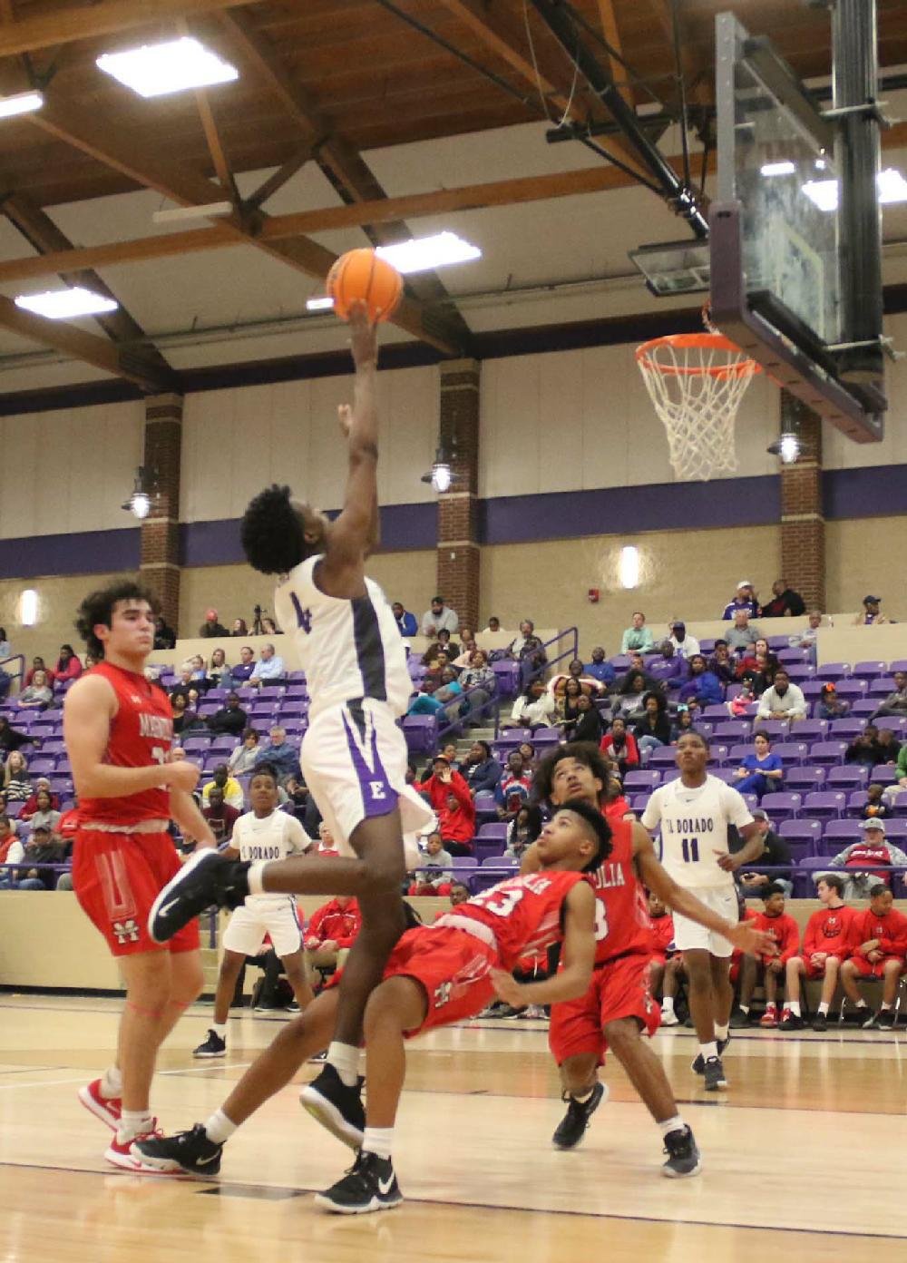 EHS, Smackover varsity girls, boys basketball games